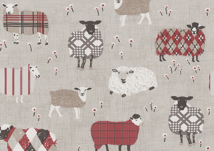 Baa Baa, Peony - Made to Measure Curtains - Image 8